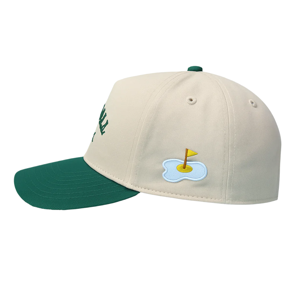 Breakfast Ball Green Two Tone Snapback Hat