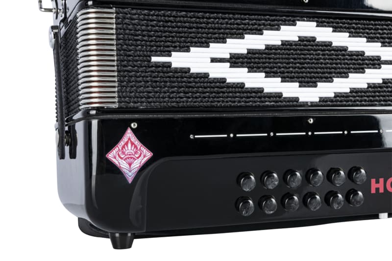 Hohner ACES II 34 Button 3 Switches Diatonic Accordion Key of EAD