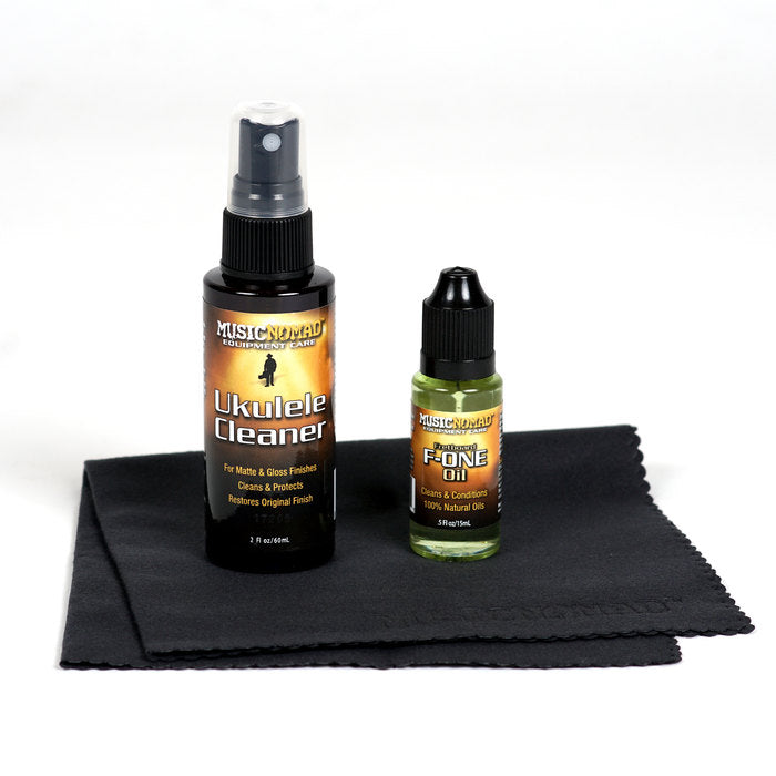 Ukulele Cleaner and Fretboard Oil Care Pack Premium Ukulele Care Kit Music Nomad