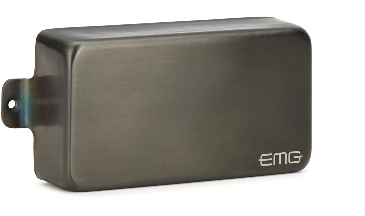Active Ceramic Humbucker Bridge Guitar Pickup EMG 81 Brushed Black Chrome