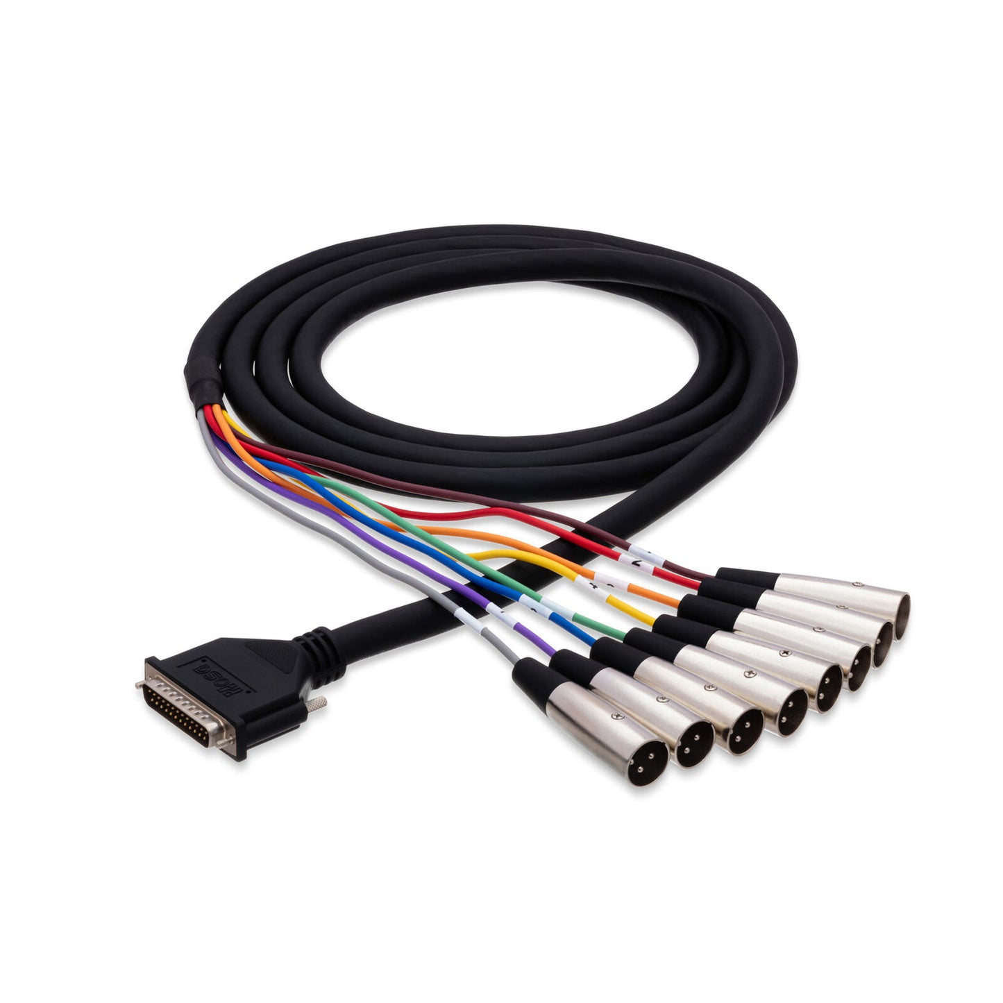 New - Hosa Balanced Snake, DB25 to XLR3M, 3m / 9.9' ft DTM-803