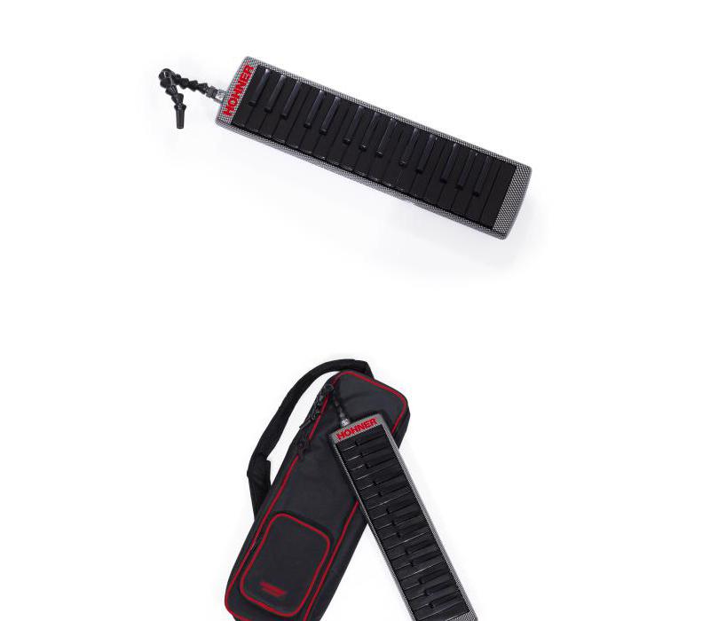 Hohner Airboard Carbon Print 37-key Melodica with Gig Bag