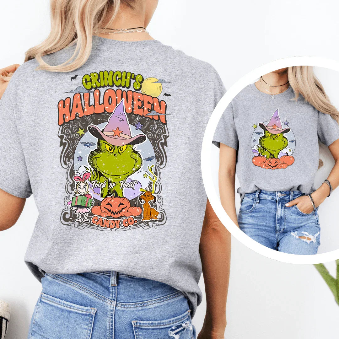 Halloween Candy Co Funny Halloween Tee Peachy Sunday