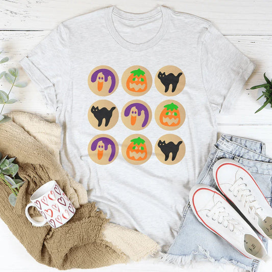 Halloween Cookies Tee Ultra-Soft T-Shirt Peachy Sunday