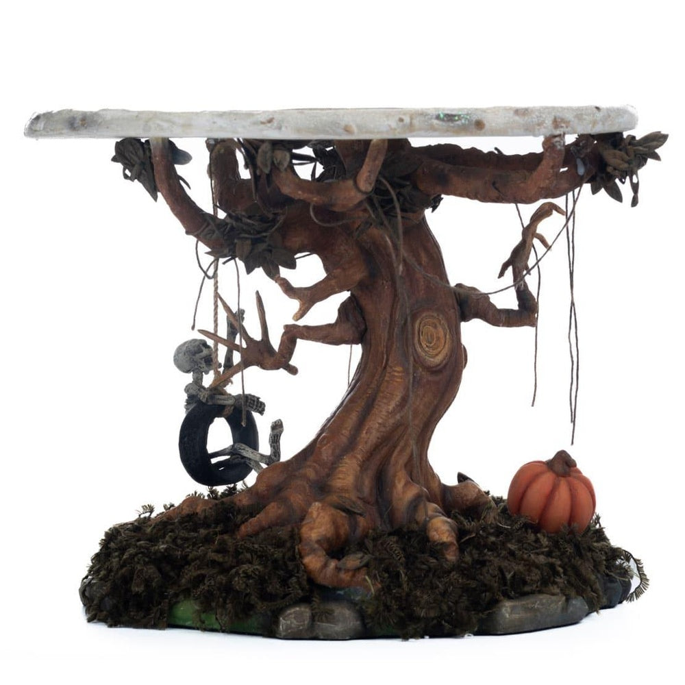 Halloween Hollow Tree Cake Plate Enchanted Food-Safe Tray Katherine's Collection