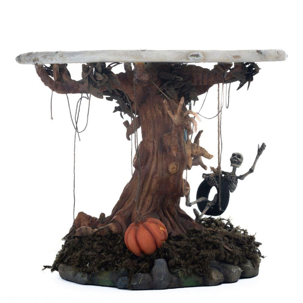 Halloween Hollow Tree Cake Plate Enchanted Food-Safe Tray Katherine's Collection