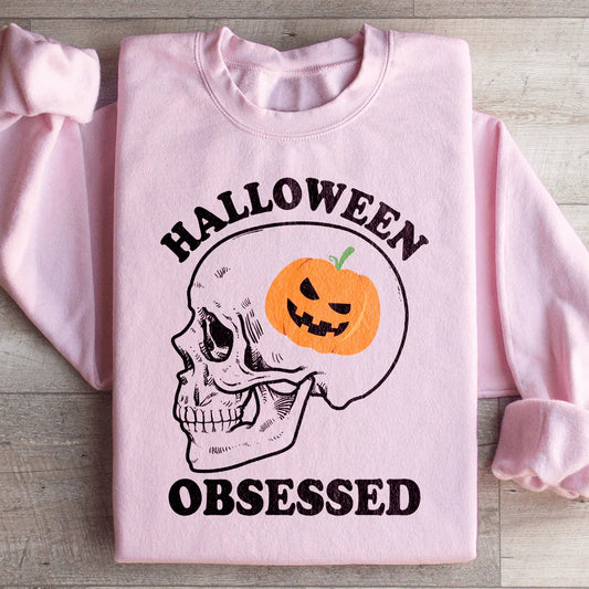 Halloween Obsessed Ultra Soft Sweatshirt Peachy Sunday