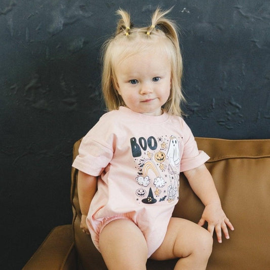 Halloween Print Organic Cotton Romper Little Joy Co.