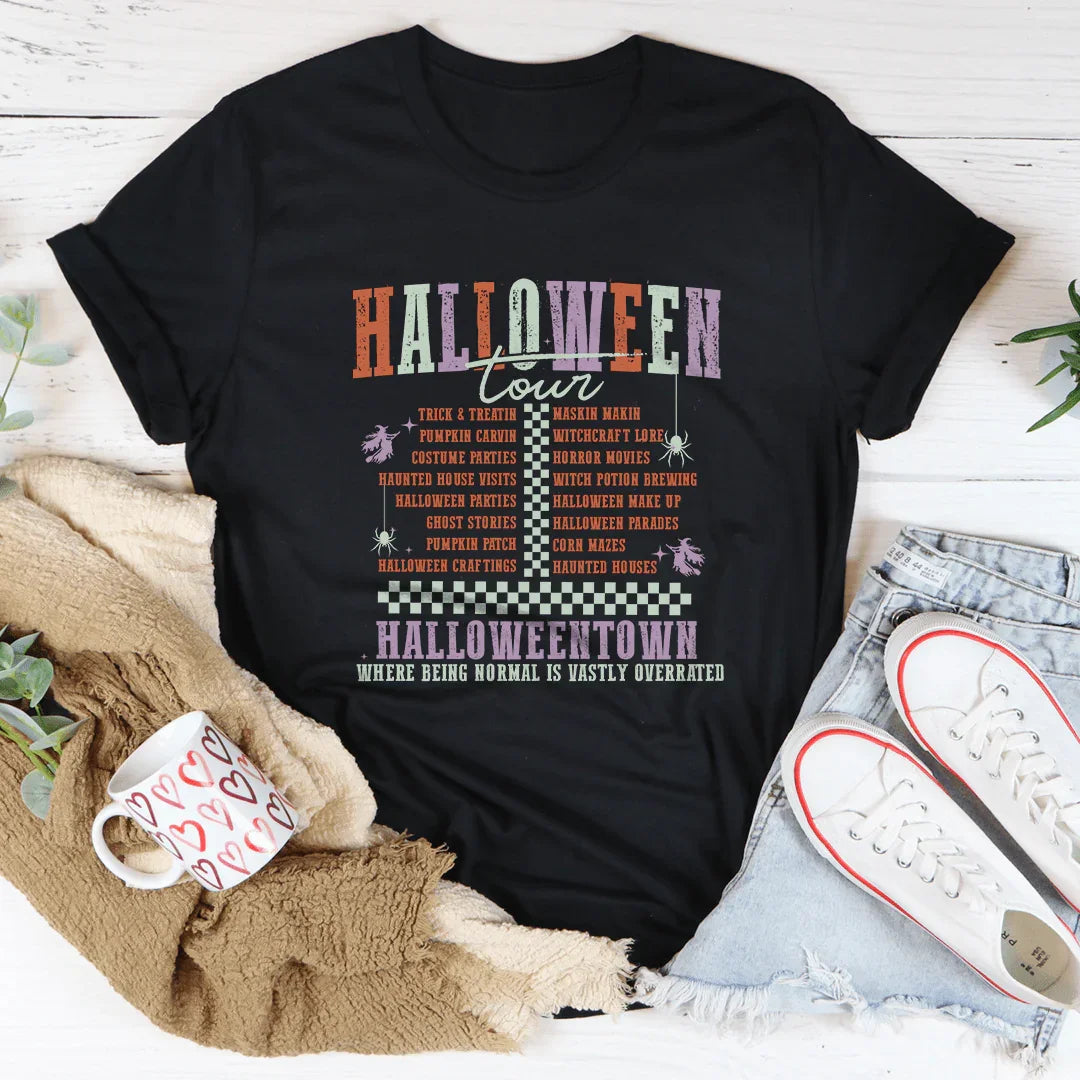 Halloween Tour Ultra-Soft Tee Peachy Sunday