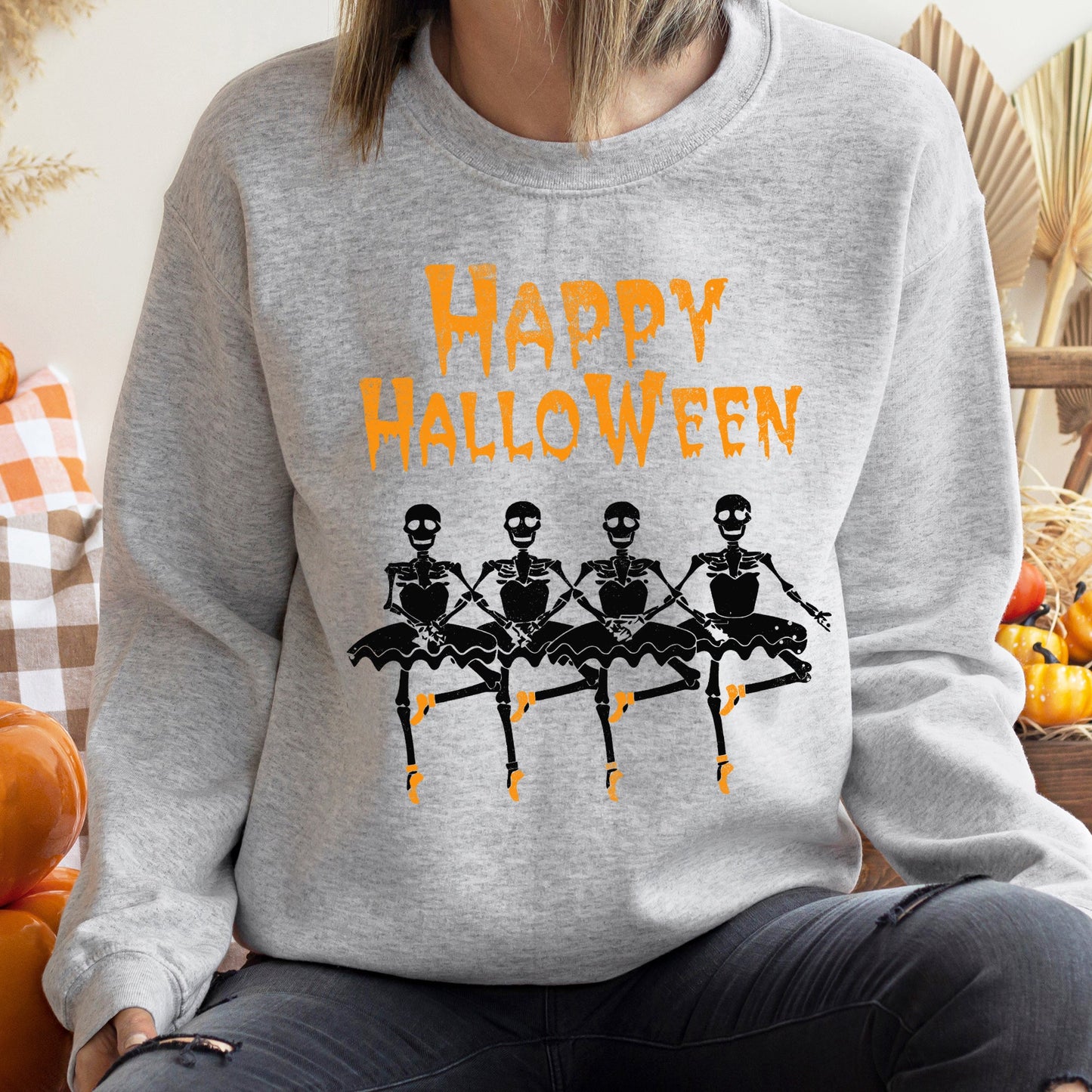 Halloween Ballerinas Soft Fleece Sweatshirt Refinery No. 1