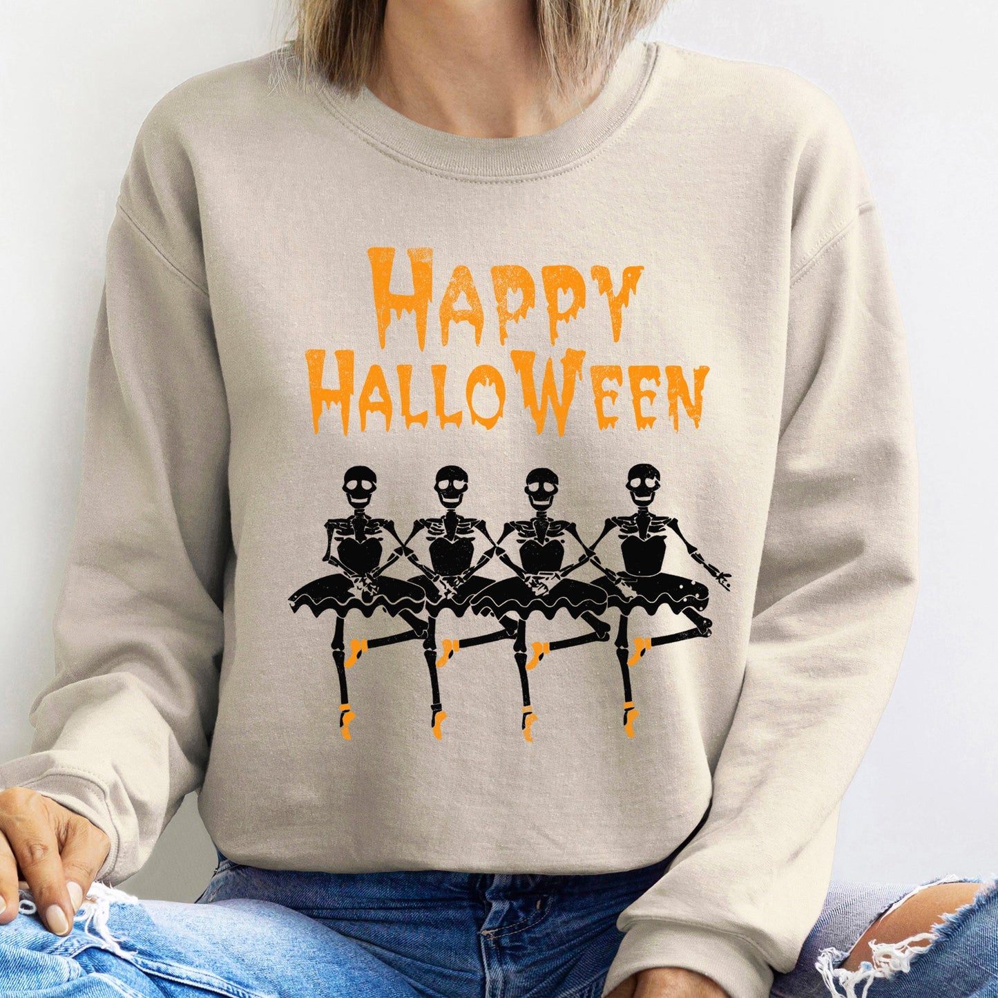 Halloween Ballerinas Soft Fleece Sweatshirt Refinery No. 1