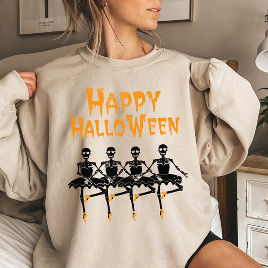 Halloween Ballerinas Soft Fleece Sweatshirt Refinery No. 1