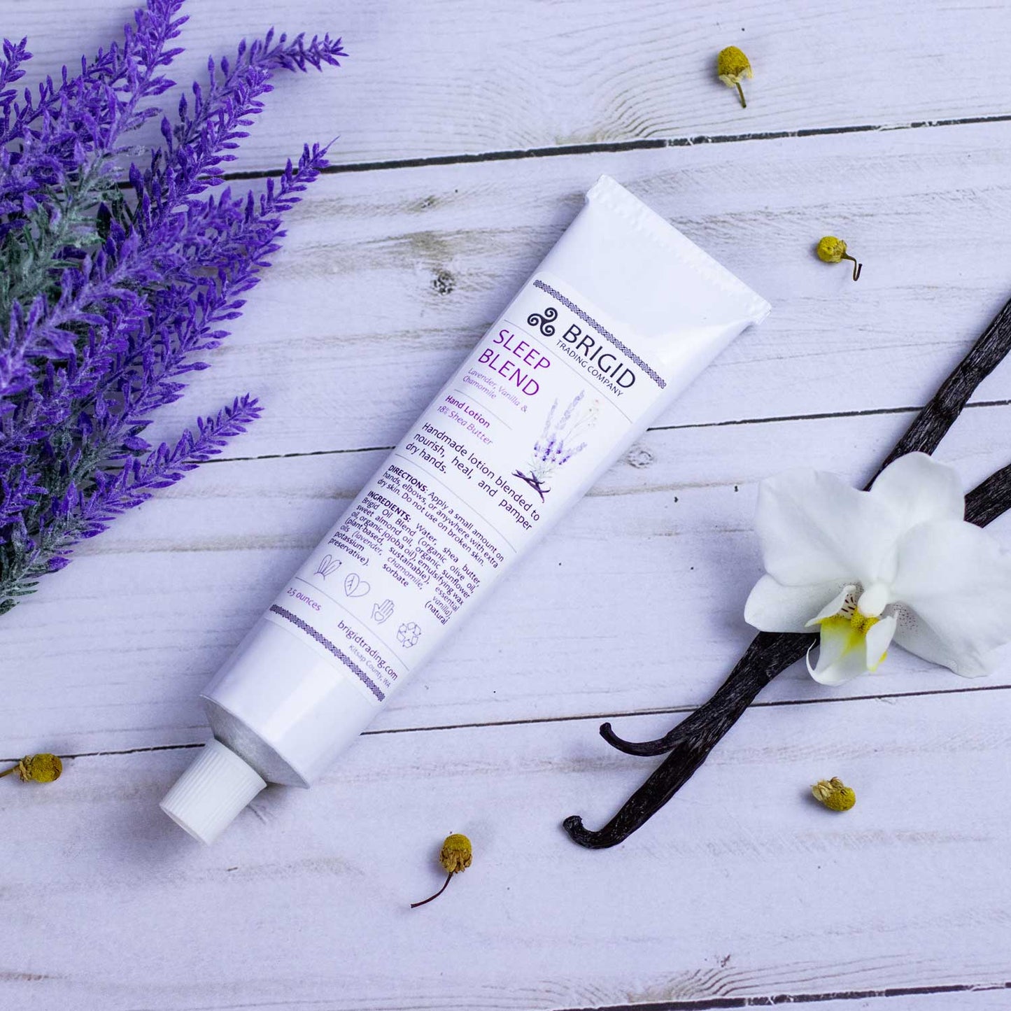 Sleep Blend Natural Hand Lotion Lavender Chamomile and Vanilla