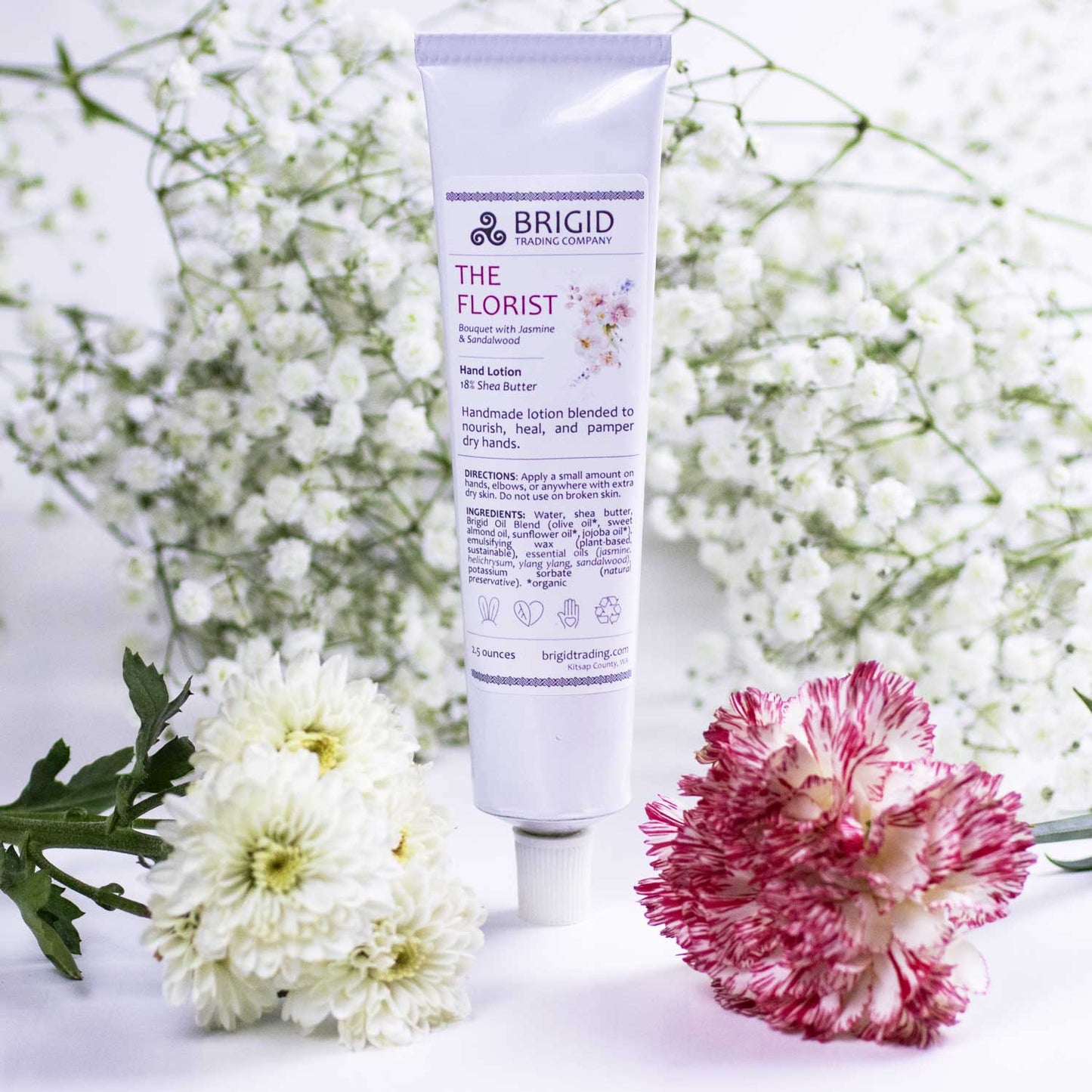 Natural Hand Lotion Jasmine Ylang Ylang Helichrysum Sandalwood The Florist