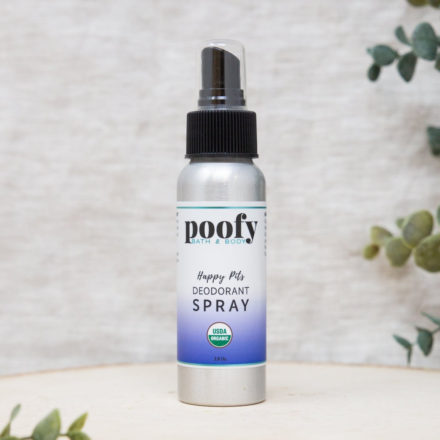 Happy Pits Organic Deodorant Spray Poofy Organics