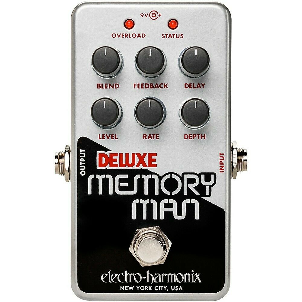 New - Electro-Harmonix Nano Deluxe Memory Man Analog Delay/Chorus/Vibrato Pedal