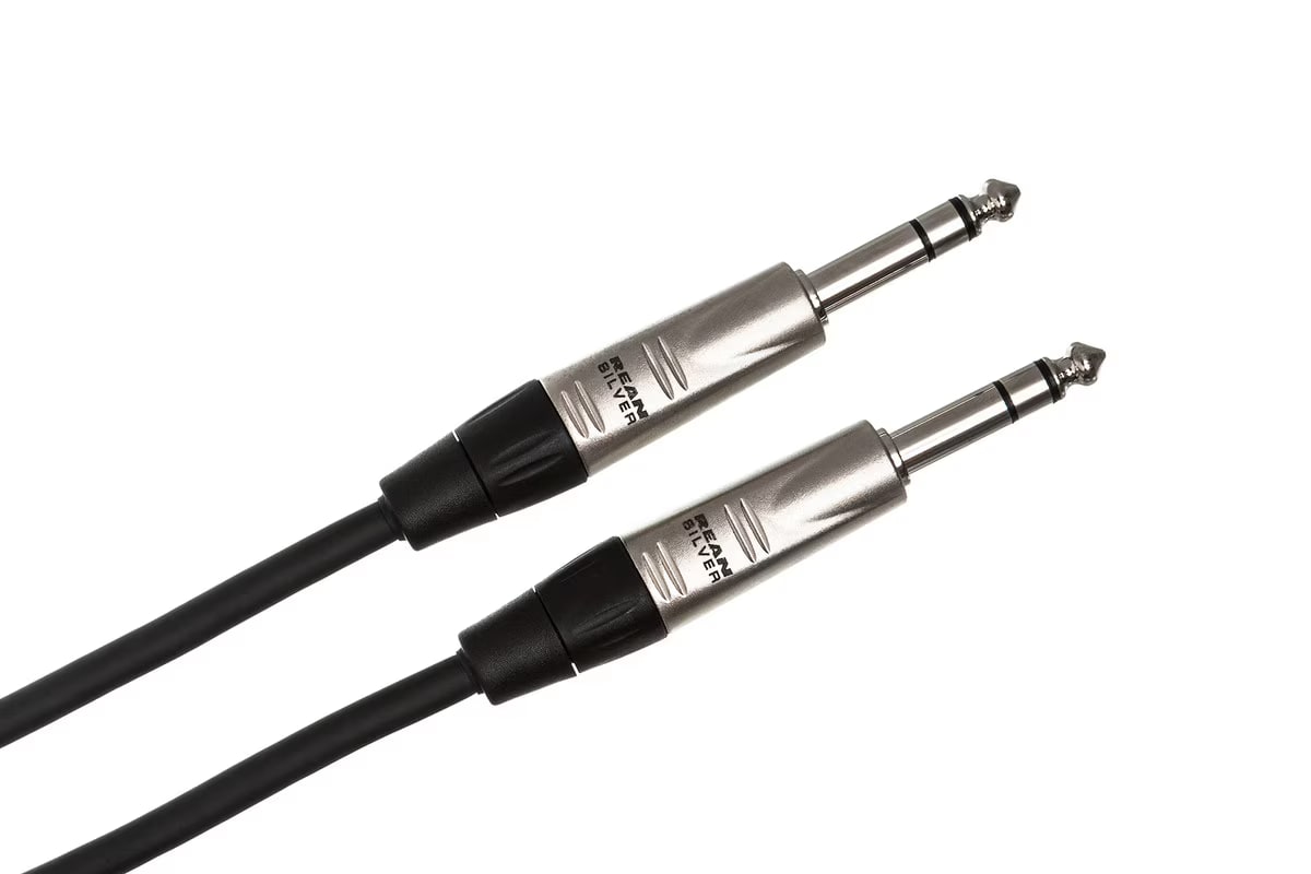 Balanced REAN 1/4-inch TRS Male to TRS Male Interconnect Cable Hosa HSS-050