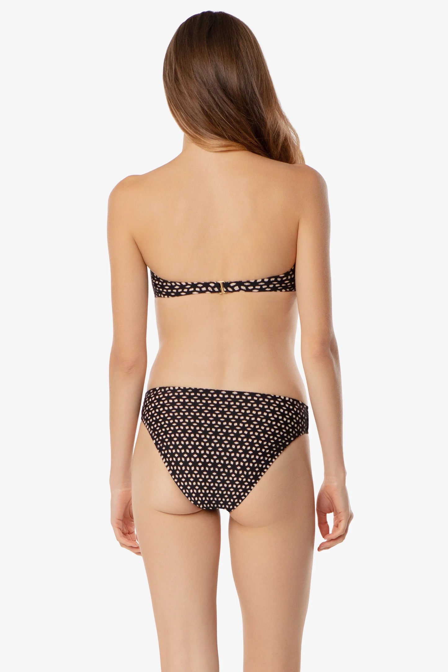 Black Laser Cut Higher Leg Paradise Bottom Helen Jon