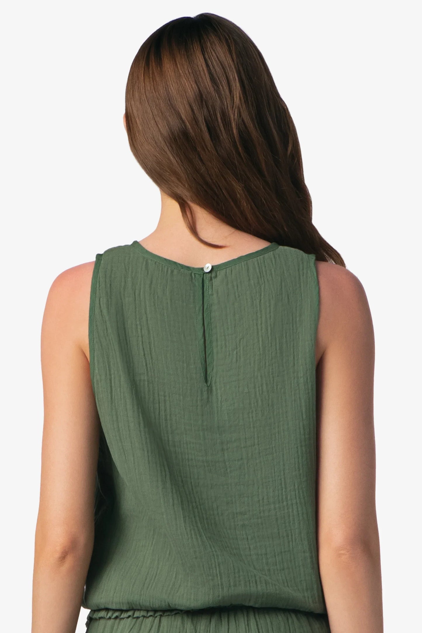 Island Sleeveless Fatigue Top 100% Organic Cotton Helen Jon