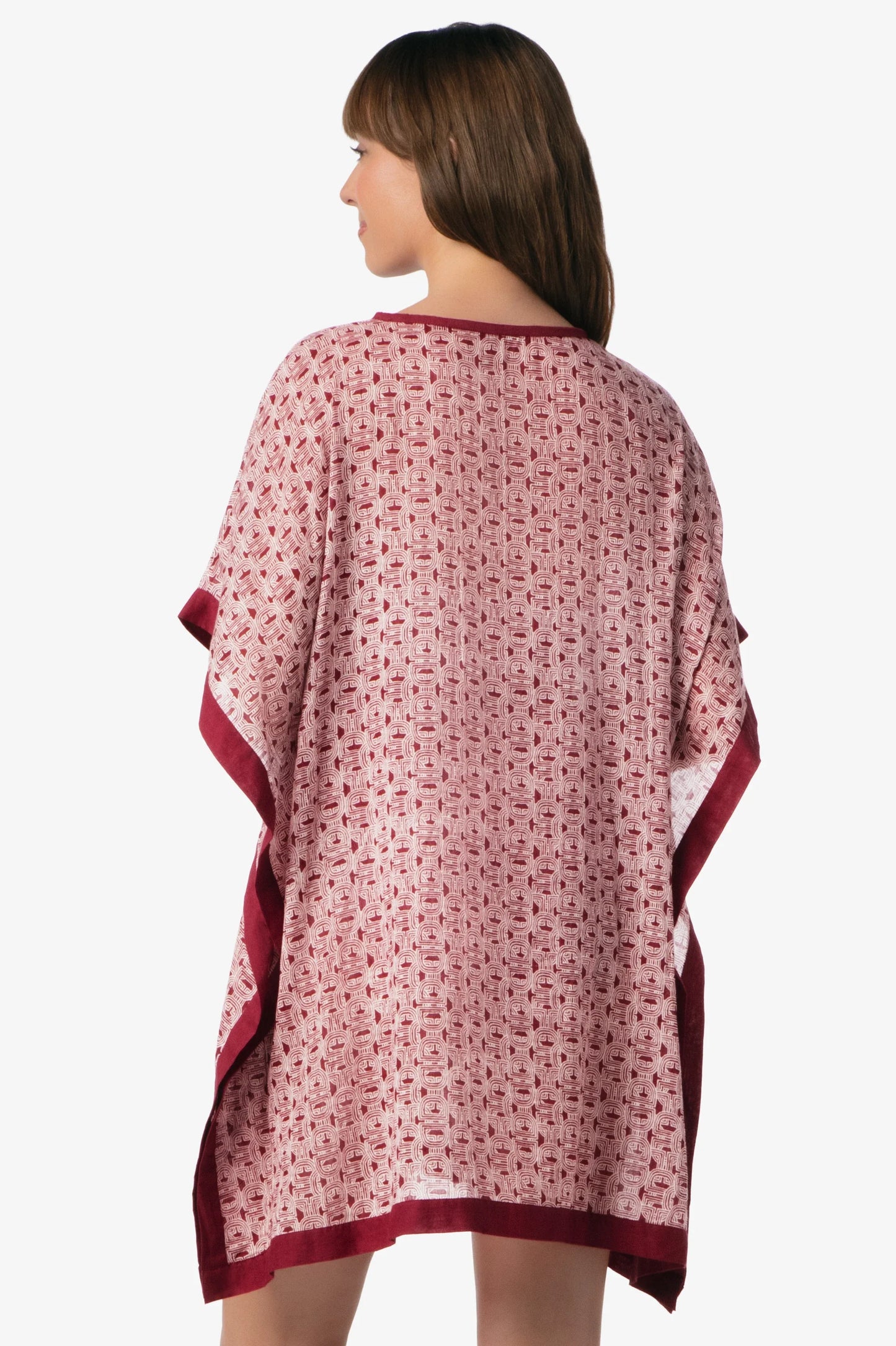 Links Bold Print Short Caftan Helen Jon