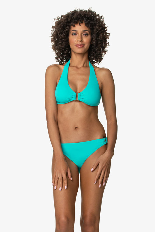Textured Seafoam Aqua Hipster Tortoise Bottom