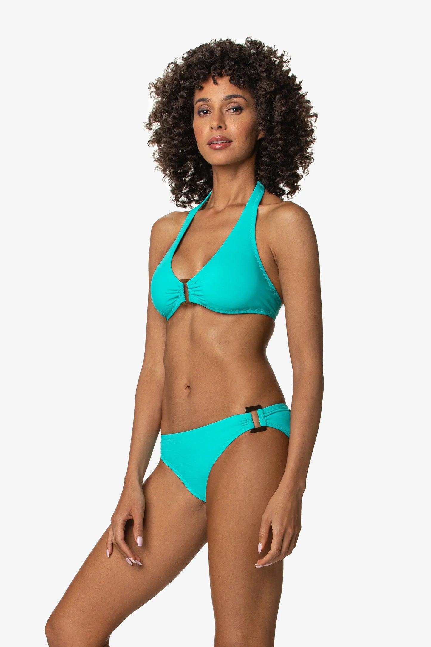 Textured Seafoam Aqua Hipster Tortoise Bottom