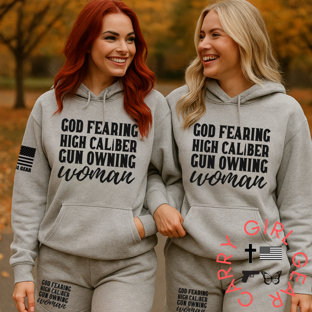 High Caliber Lounge Set Hoodie and Shorts Carry Girl Gear