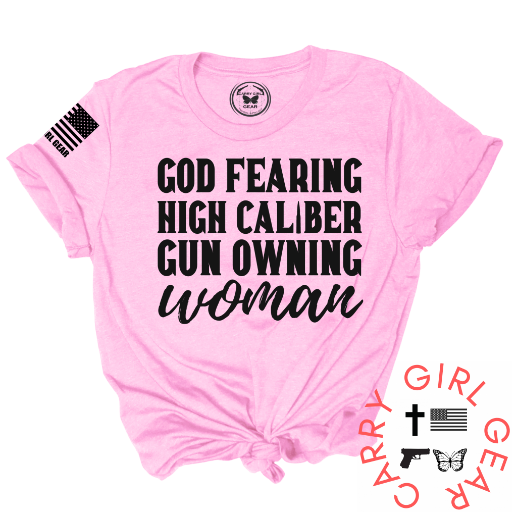 High Caliber Cotton Tee True to Size Carry Girl Gear
