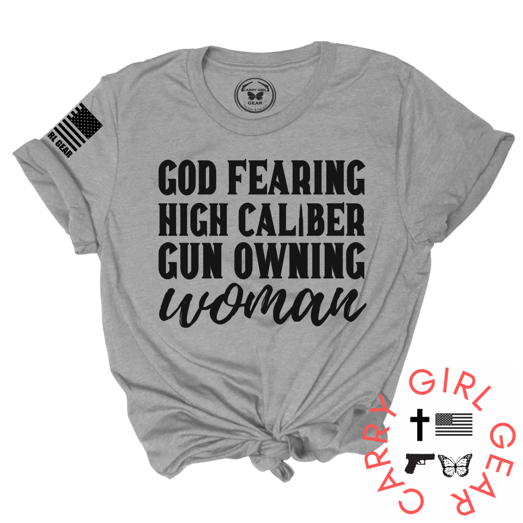 High Caliber Cotton Tee True to Size Carry Girl Gear