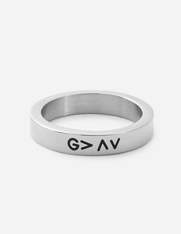 Highs and Lows Symbolic Unisex Ring