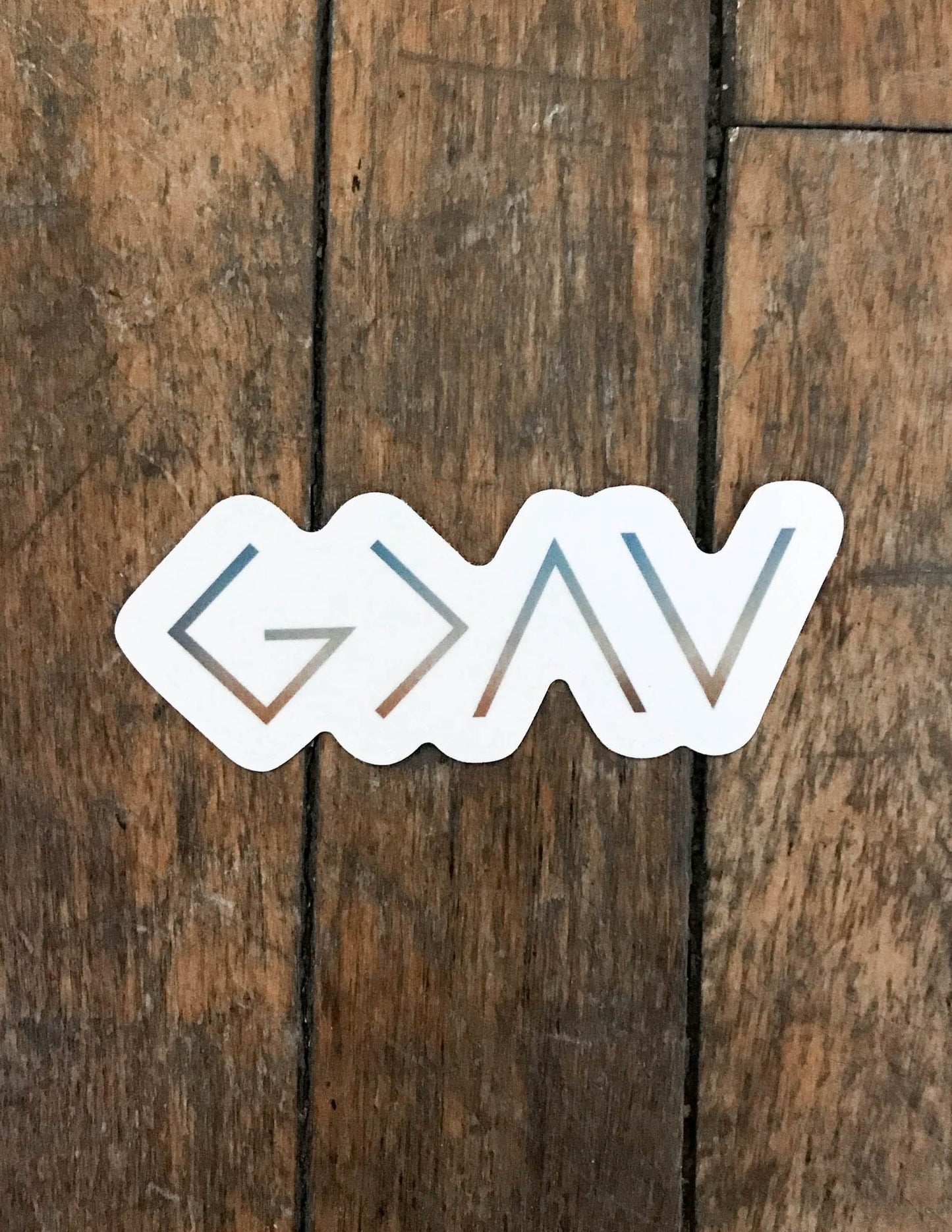 Highs and Lows Durable Vinyl Sticker