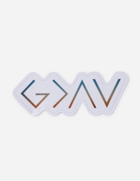 Highs and Lows Durable Vinyl Sticker