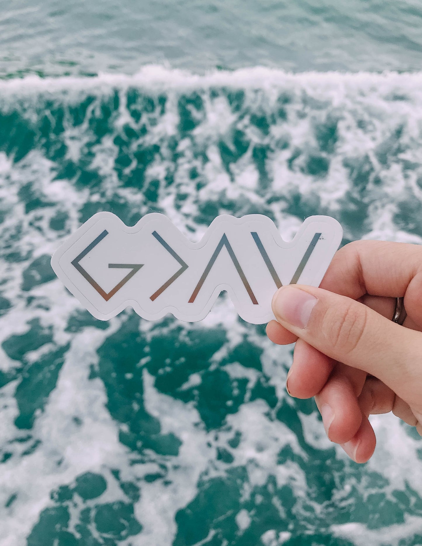 Highs and Lows Durable Vinyl Sticker