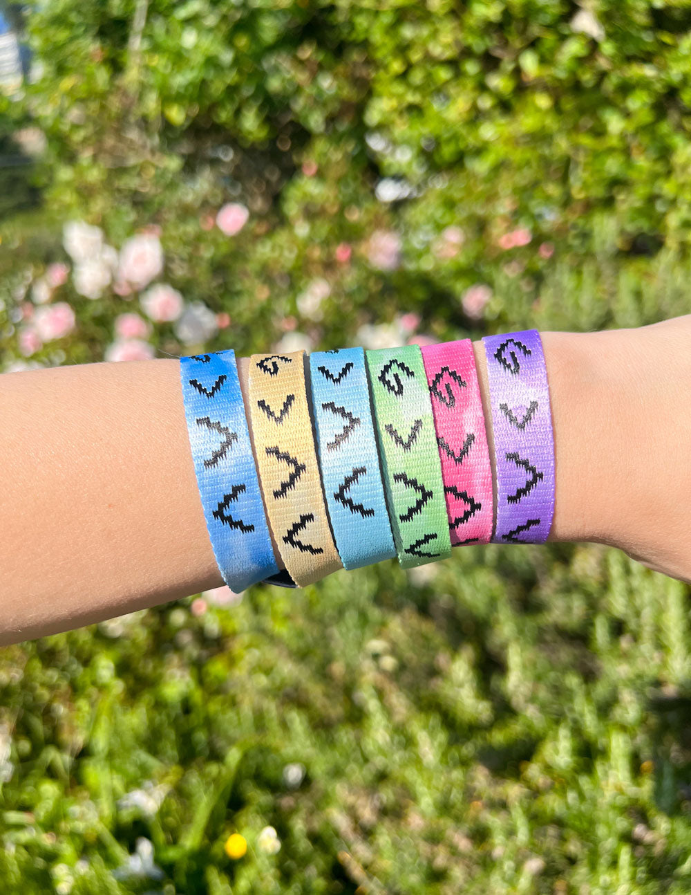 Tie-Dye Adjustable Bracelet Pack Highs and Lows