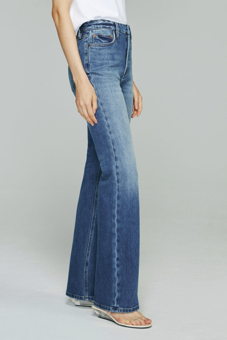 Barbara High Rise Bootcut Jeans Stretch Denim HJ004