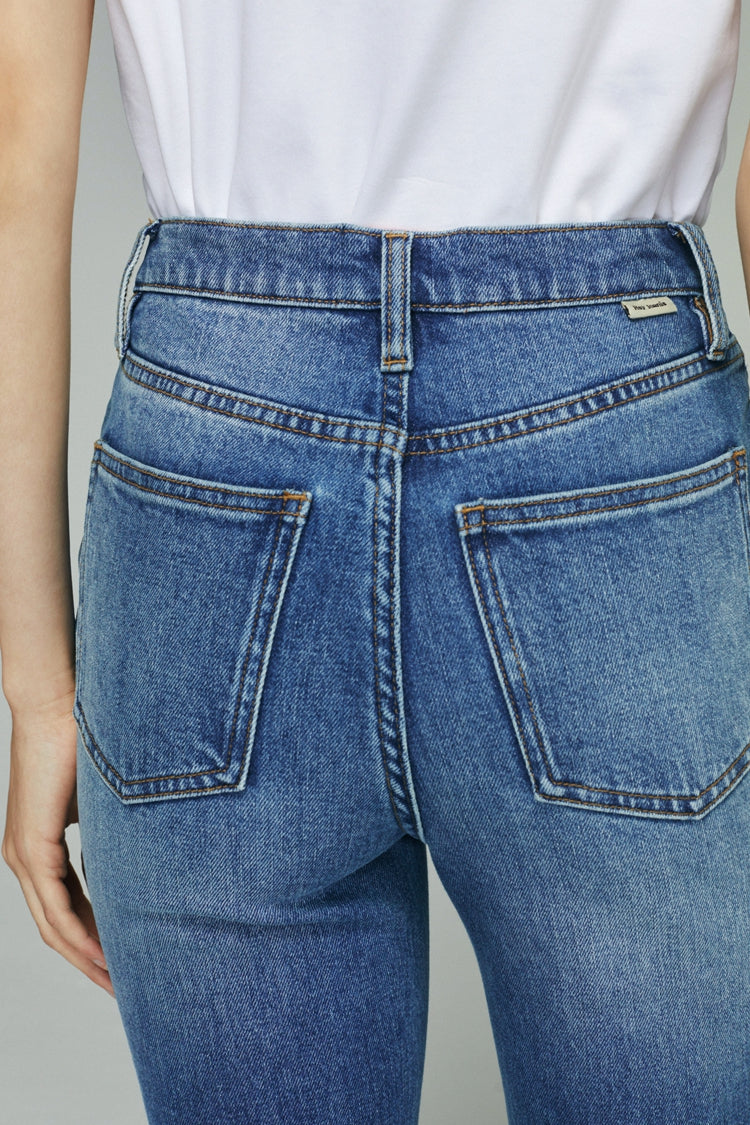 High Rise Bootcut Jeans Barbara HJ004