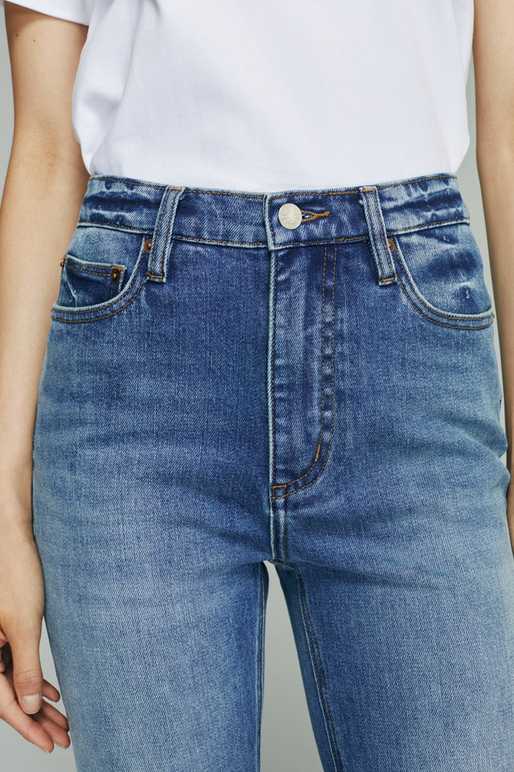 High Rise Bootcut Jeans Barbara HJ004