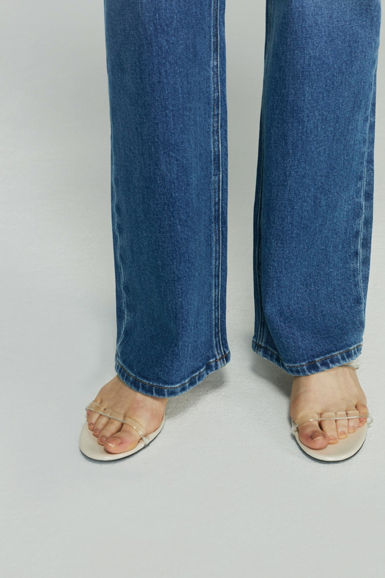 Barbara High Rise Bootcut Jeans Stretch Denim HJ004
