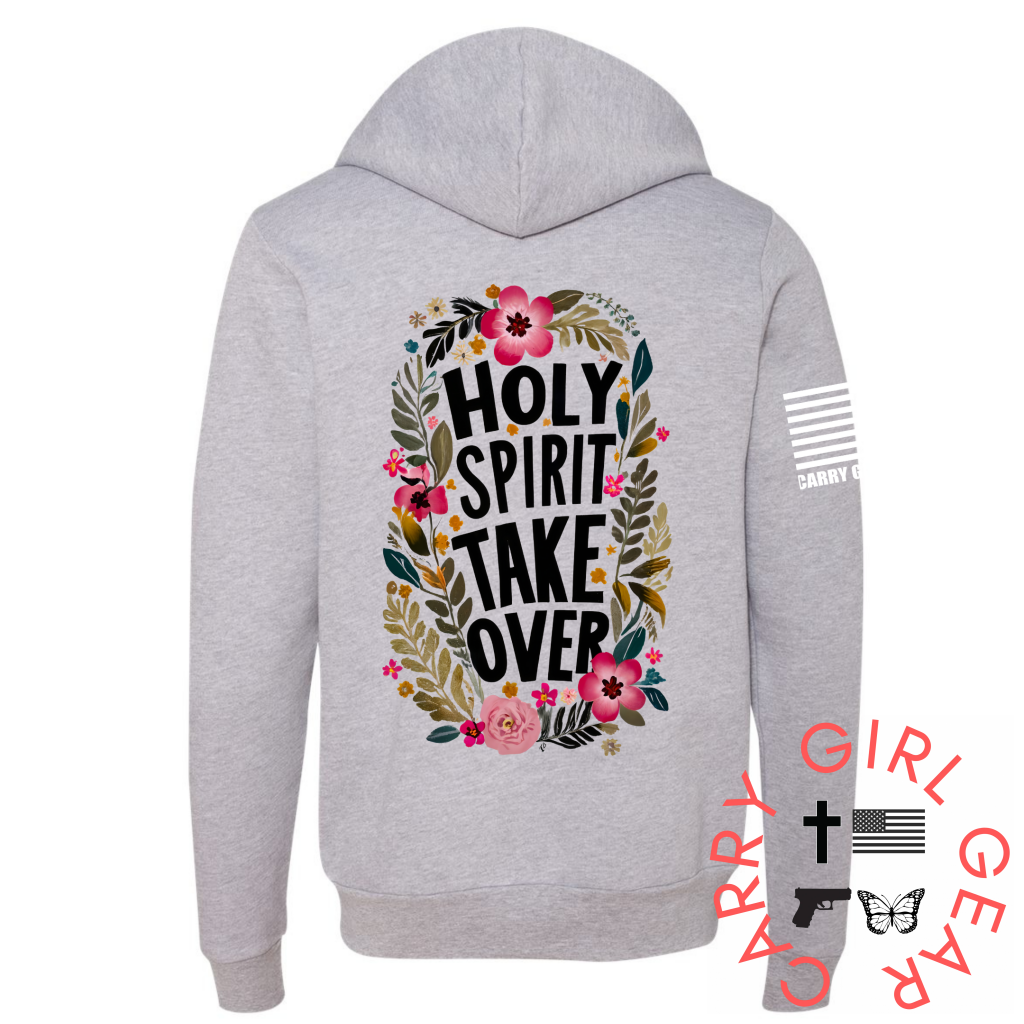 HOLY SPIRIT Soft Zippered Hoodie Carry Girl Gear
