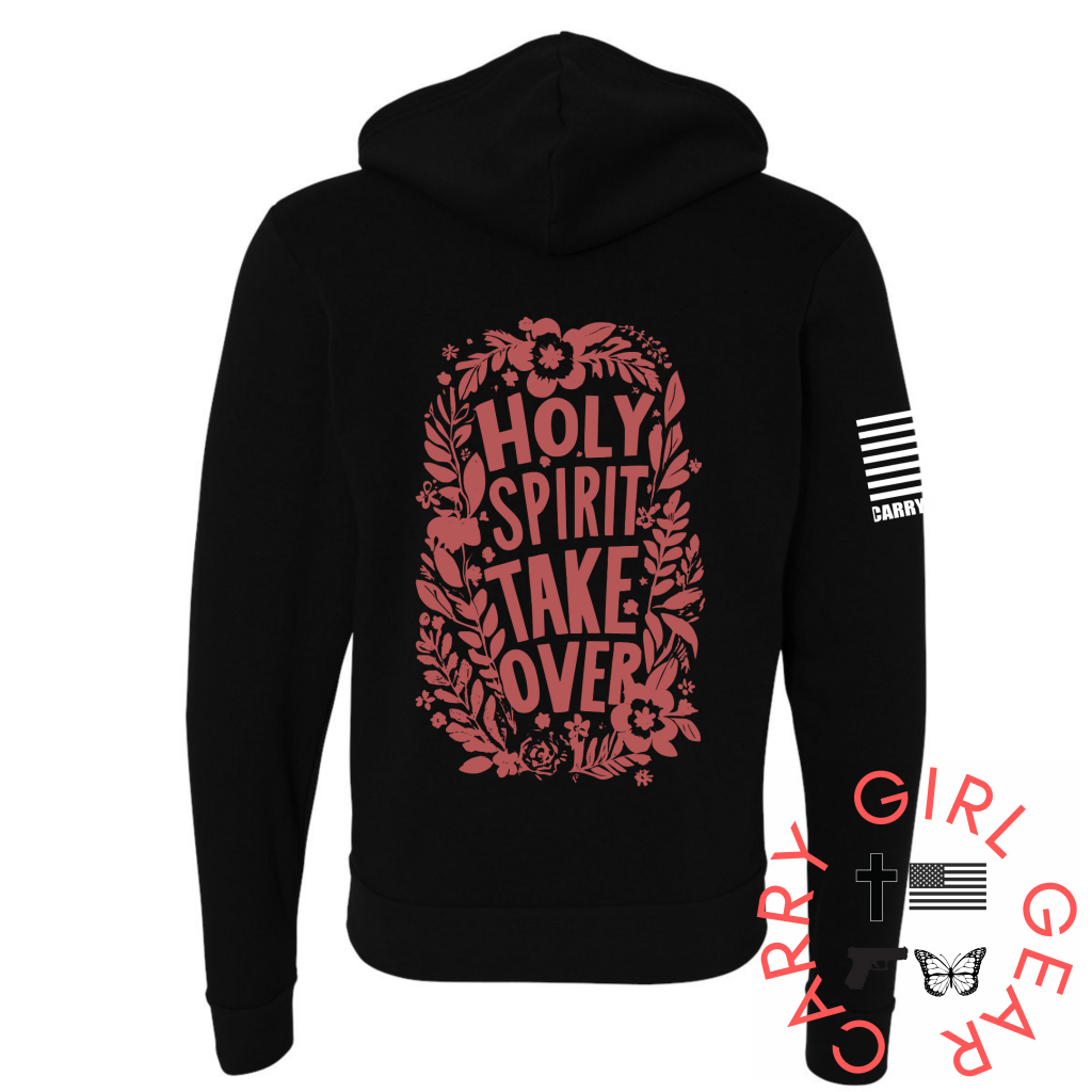HOLY SPIRIT Soft Zippered Hoodie Carry Girl Gear