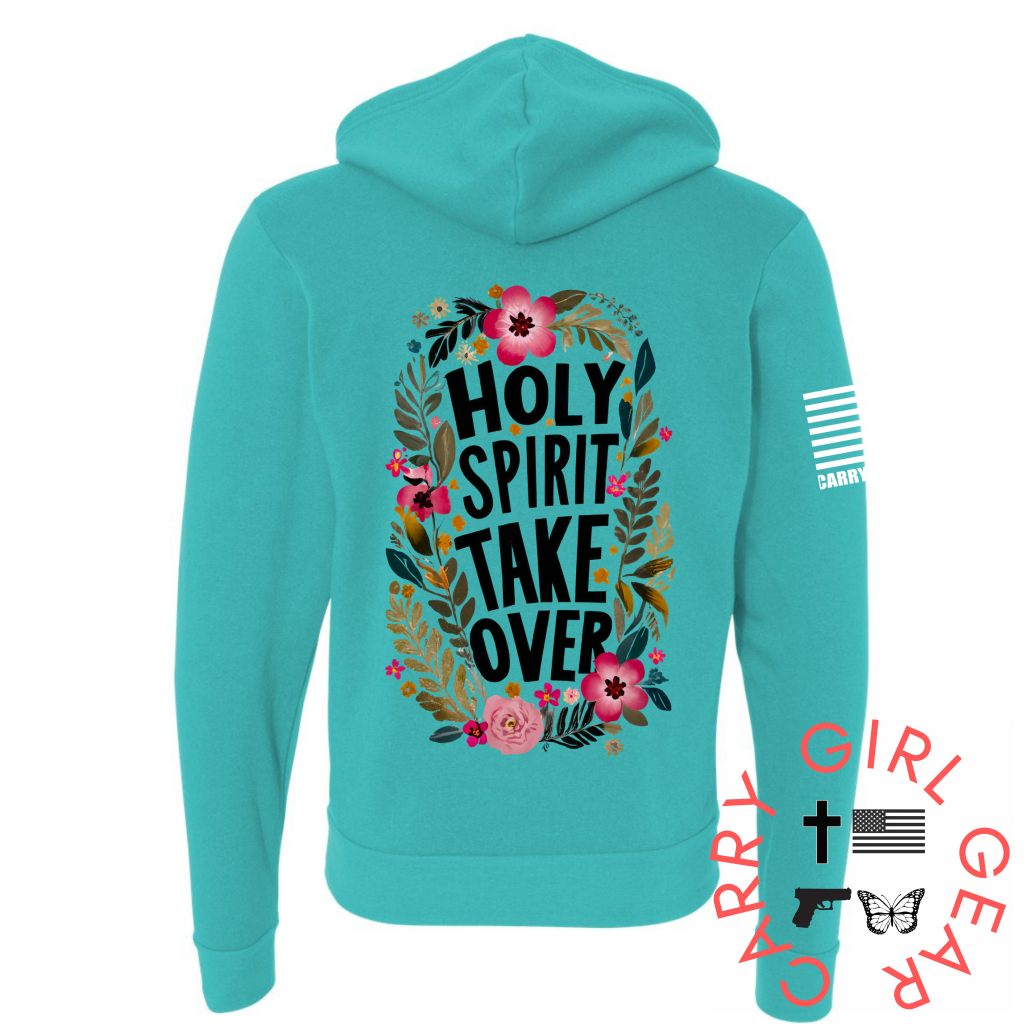 HOLY SPIRIT Soft Zippered Hoodie Carry Girl Gear