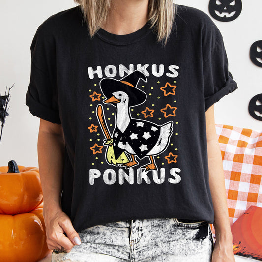 Retro Halloween Comfort Colors T-shirt Honkus Ponkus