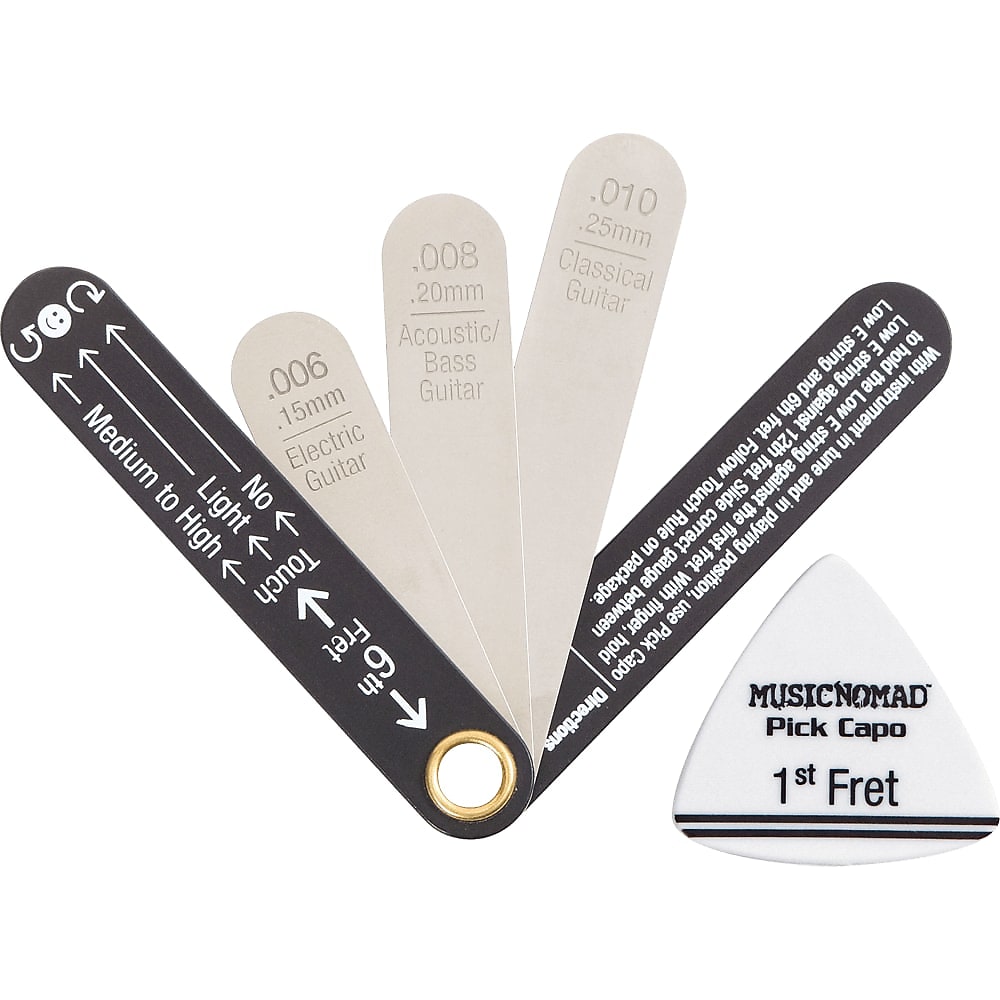 Music Nomad Precision Guitar Truss Rod Gauge Set with Pick Capo MN600 - NEW