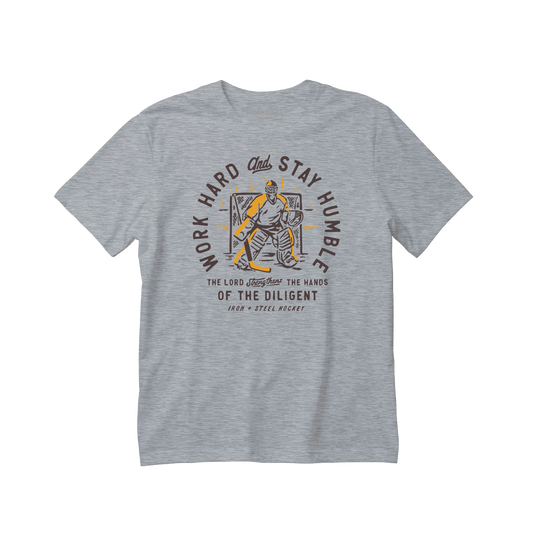 Stay Humble Hockey Goalie Tee Unisex Cotton Shirt