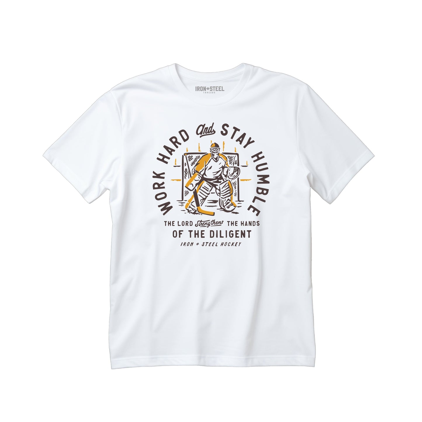 Stay Humble Hockey Goalie Tee Unisex Cotton Shirt