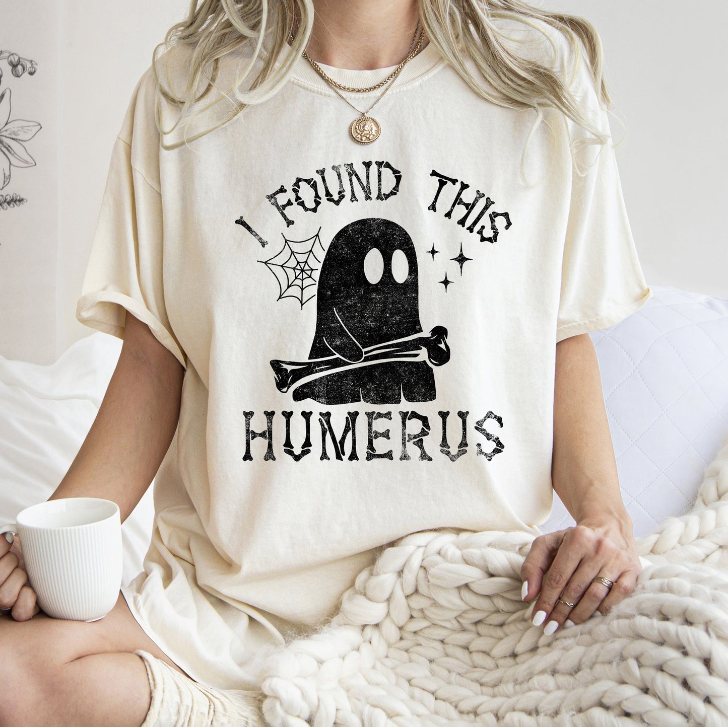 I Found This Humerus Retro Halloween Comfort Colors T-shirt