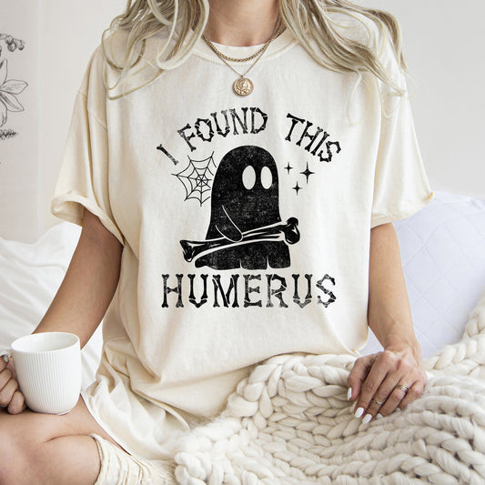I Found This Humerus Retro Halloween Comfort Colors T-shirt