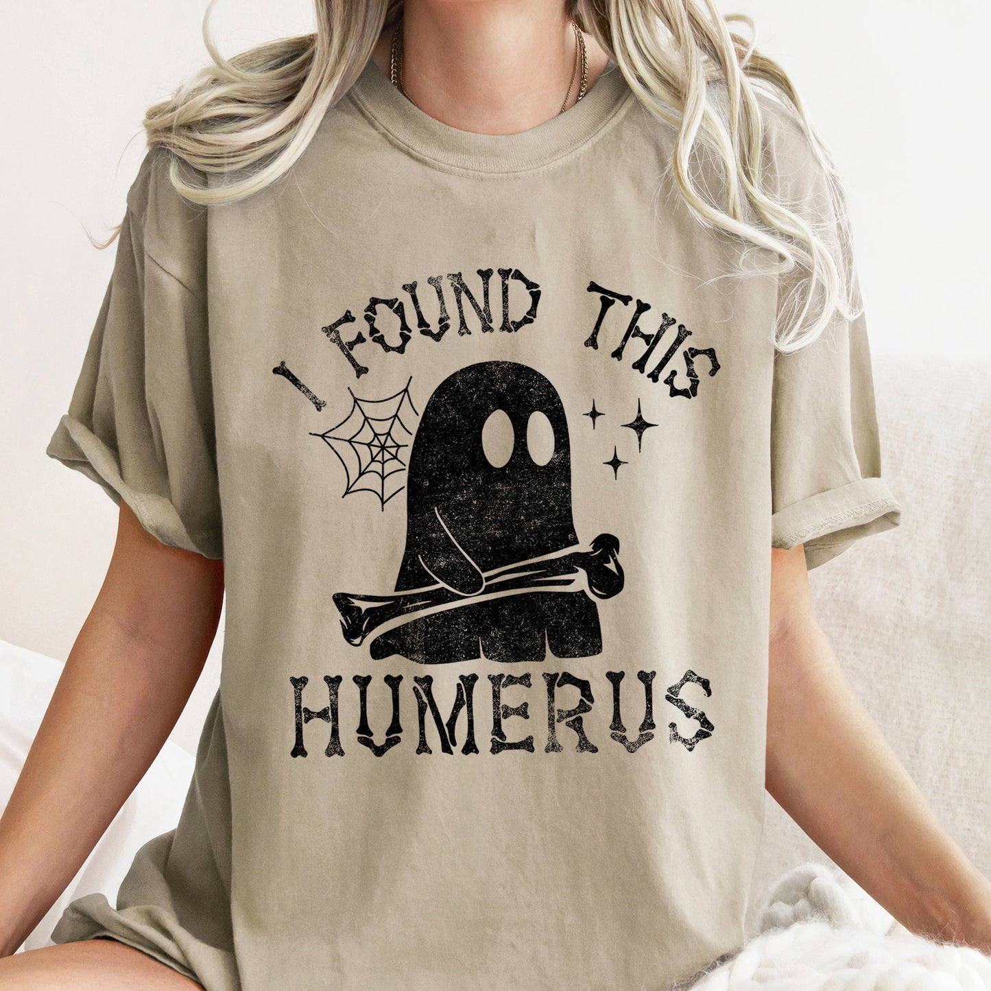 I Found This Humerus Retro Halloween Comfort Colors T-shirt