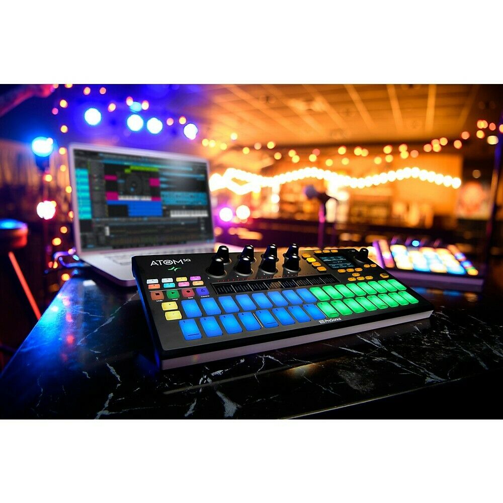 Hybrid MIDI Keyboard Pad Performance Controller Presonus Atom SQ