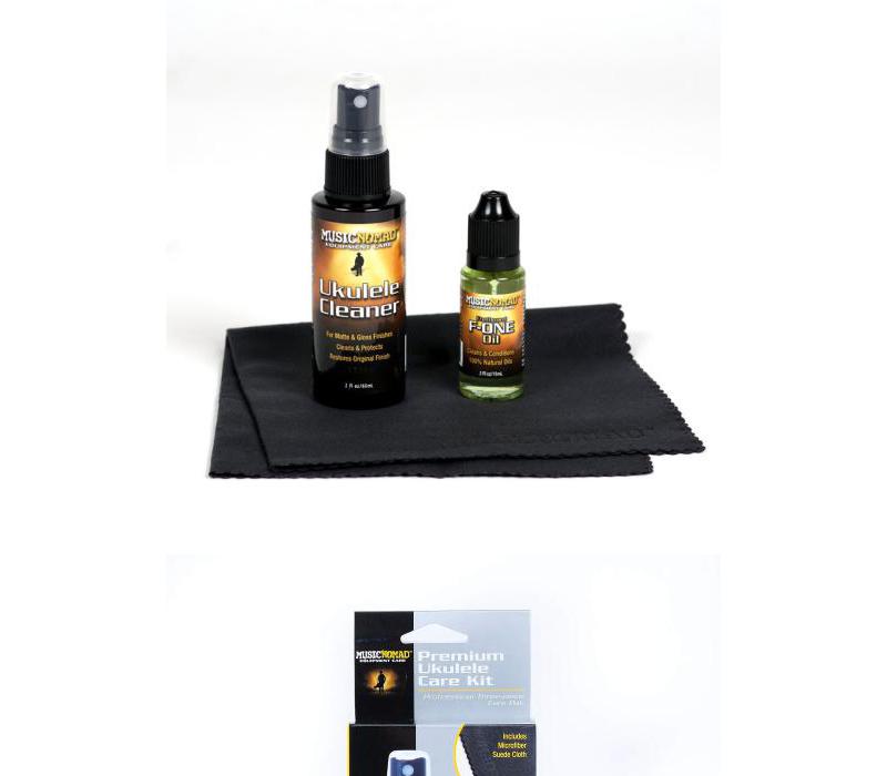 Ukulele Cleaner and Fretboard Oil Care Pack Premium Ukulele Care Kit Music Nomad